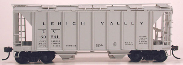 Bowser 56981 HO 70-Ton 2-Bay Closed Side Covered Hopper Road # 50541Kit