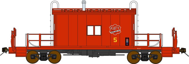 Bluford Shops 35050 Steel Transfer Caboose w/Short Roof - Ready to Run