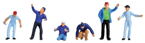 Preiser 1010583 HO Truckers Figures (Set of 6)