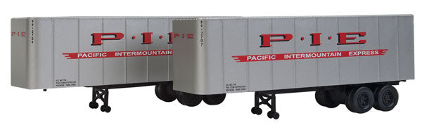 Walthers 949-2362 HO Pacific Intermountain Express 32' Trailer (Pack of 2)