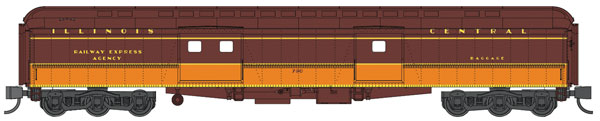 Wheels Of Time 295 N IC Baggage Car #793