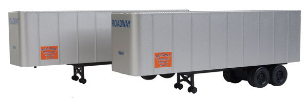 Walthers 949-2364 HO Roadway 32' Trailer 2-Pack - Assembled
