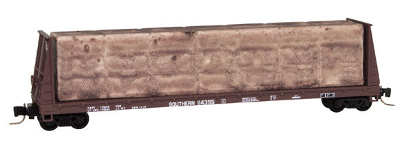 Micro-Trains 52700142 Z Southern 60' Bulkhead Flatcar w/Load #114395