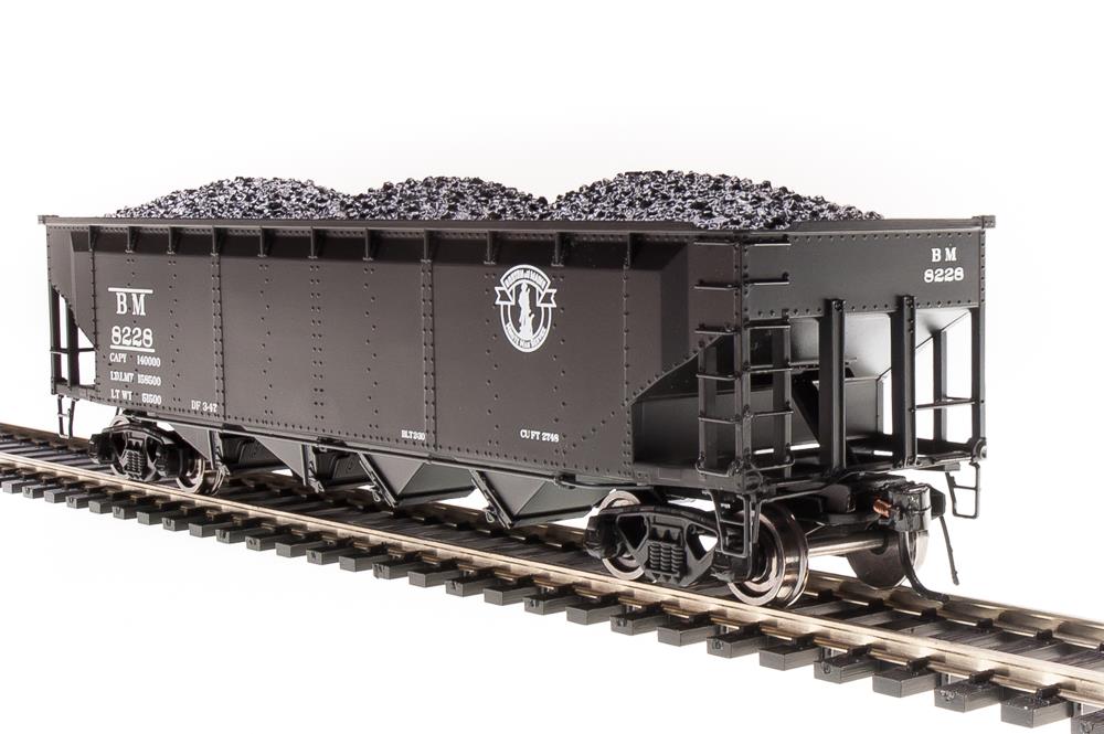Broadway Limited 2774 HO B&M ARA 70-Ton 4-Bay Hopper w/Load Set A (Pack of 4)