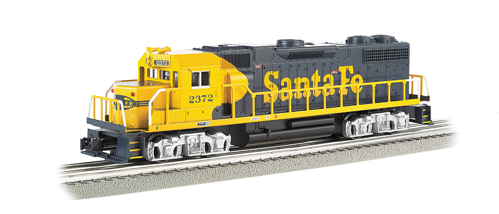 Williams 21225 O Santa Fe EMD GP38 Conventional 3-Rail Diesel Locomotive #2372