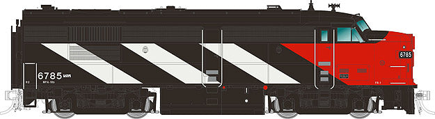 Rapido Trains 20516 HO VIA/CN MLW FPA4 with Sound & DCC #6793