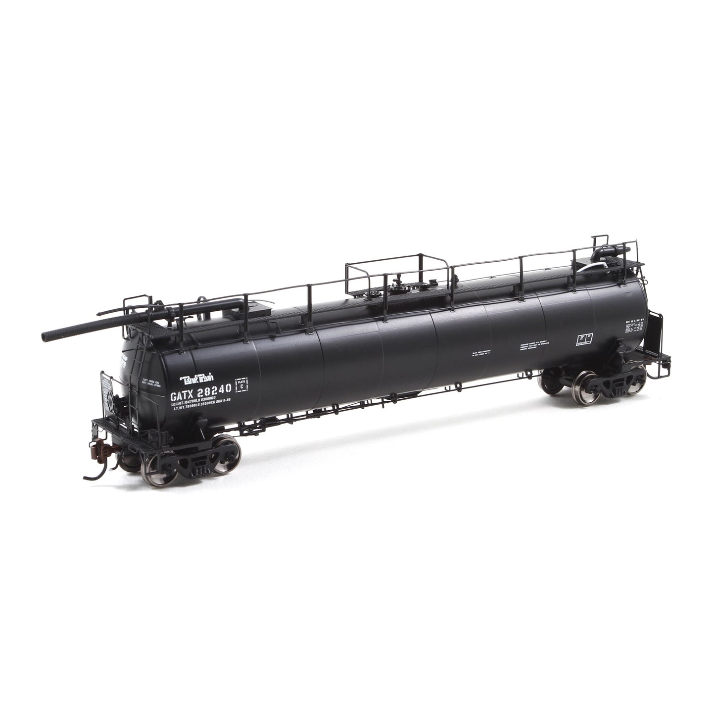 Athearn G67812 HO Scale GATX TankTrain Intermediate Car Late #28240
