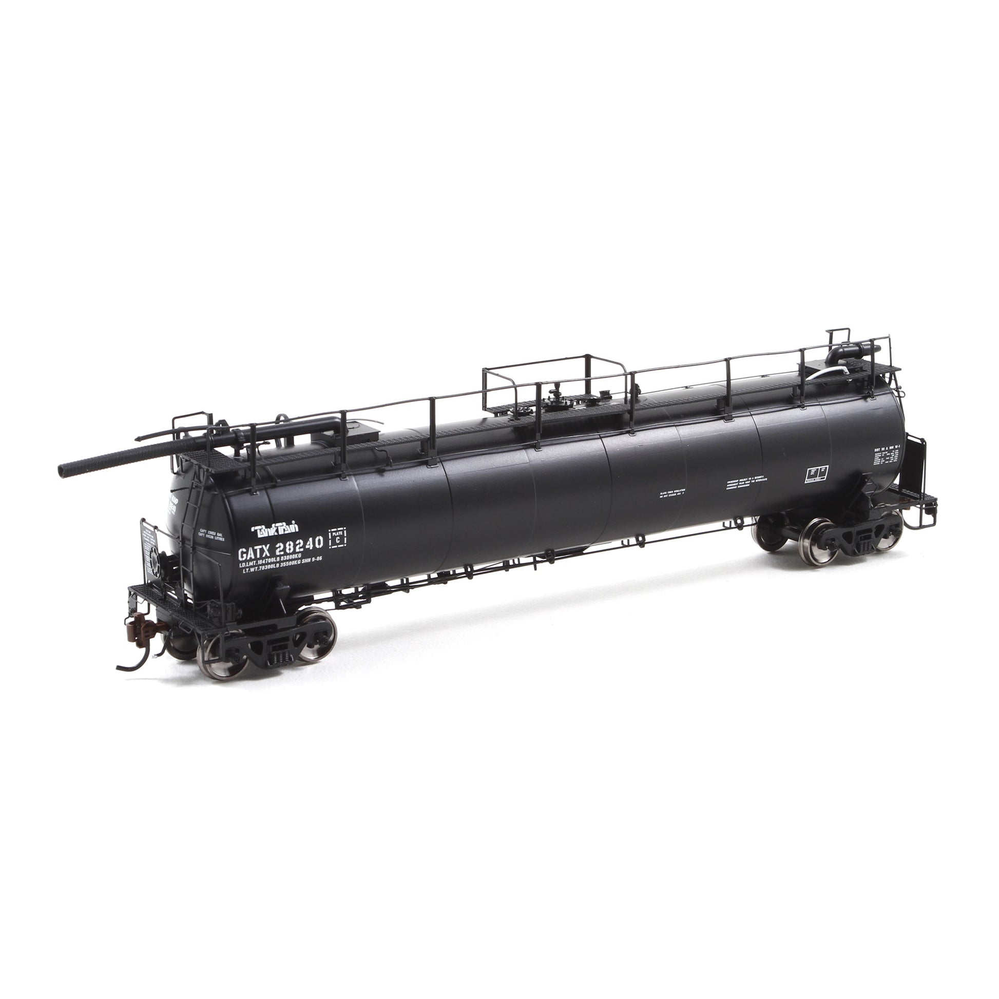 Athearn G67812 HO Scale GATX TankTrain Intermediate Car Late #28240