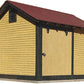 American Model Builders 169 HO ATSF Section House Laser Art Building Kit