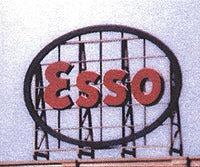 Blair Line 1510 Z, N, HO Esso Laser-Cut Wood Billboard Kit