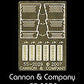 Cannon 2029 HO Photo-Etched Brass Athearn SD40 Engine Step Set