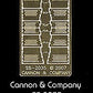 Cannon 2035 HO Photo-Etched Brass Athearn SD40 Engine Step Set