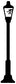 Campbell Scale Models 928 HO Scale Nonoperating Street Lamp w/Glass (Pack of 3)