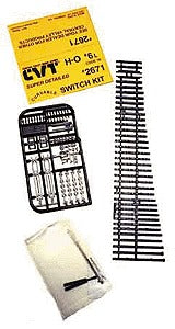 Central Valley 2671 HO  Code 70 #6 Left CVT Curvable Switch Kit