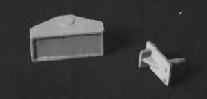 Detail Associates 2603 HO Angled Back ALCO Numberboards (Pack of 4)
