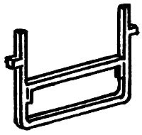 Custom Finishing 302 HO Passenger Car Parts 40" Standard Stirrup Steps