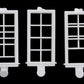 Micro Engineering 80-064 HO 28" x 64" 8 Pane Windows (Pack of 8)