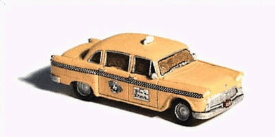 GHQ 51011 N Road Master Series Checker Taxi Cab Kit w/Decals Unpainted Pewter