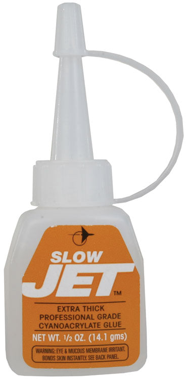 CGM Enterprises 772 Slow Jet(TM) Adhesive - 1/2 oz. 14.8mL Bottle