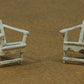 GCLaser 292-12731 HO Scale Adirondack Chair Kit pkg(4)