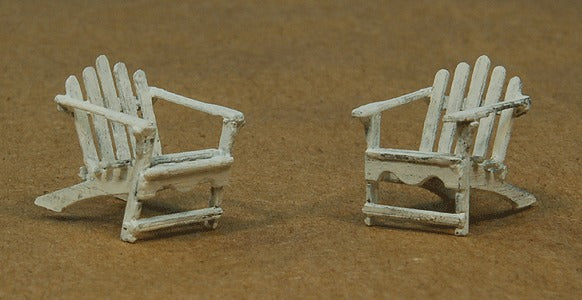 GCLaser 292-12731 HO Scale Adirondack Chair Kit pkg(4)