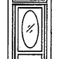 Grandt Line 5042 HO 36" Residential Door with Oval Window (Pack of 2)