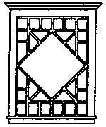 Grandt Line 5206 HO Diamond Patterned Picture Windows (Pack of 2)