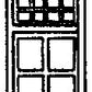 Grandt Line 5221 HO 63? x 69? Double 8-Pane Window (Pack of 4)