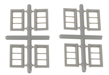 Grandt Line 5303 HO Horizontal 3-Pane Window (Pack of 8)