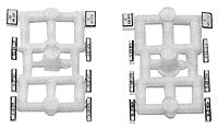 Herpa 050692 1:87 Set of German Licence Plates Detail Parts