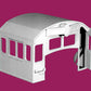 Hi-Tech Details 5004 HO Post 1972 4-Window Version G.E. Diesel Cab Kit