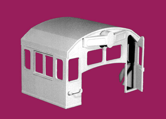 Hi-Tech Details 5004 HO Post 1972 4-Window Version G.E. Diesel Cab Kit