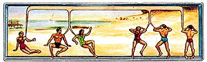 Merten 954 HO Recreation Swimmers Sitting & Tanning (Set of 6)