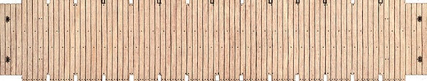 B.T.S. 22608 HO Life-Like Proto 2000 53' Flat Car Self-Adhesive Wood Deck