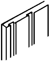 Northeastern Scale Lumber 390 1/16" x 3 1/2" x 24" Novelty Siding