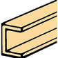 Northeastern Scale Lumber 70540 1/16" x 1" x 24" Channel