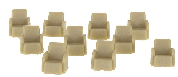 Palace Car 500430 HO Lounge Car Individual Seats (Pack of 30)