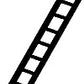Plastruct 90422 HO 1/4" x 5" x 1/8" ABS Ladder (Pack of 2)