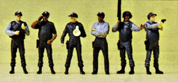 Preiser 10396 HO US Scale Special Weapons & Tactics Team Policemen (Set of 6)