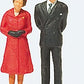 Preiser 28132 HO Queen Elizabeth and Prince Philip Figures (Set of 2)