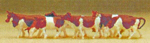 Preiser 79155 N Animals Assorted Cows (Set of 6)