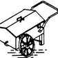 Scale Structures 2323 HO Scale Unpainted Metal Ice Wagon Kit