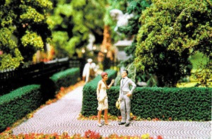 Scenic Express EX0510 Green Boxwood Hedges (Set of 2)