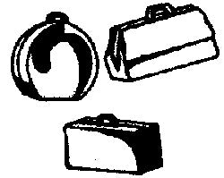 Selley Finishing Touches 675-150 HO Scale Luggage White Metal Parts (Pack of 12)