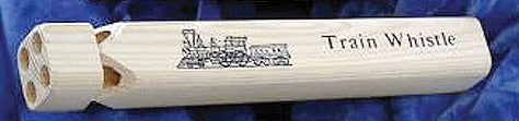 Whistles Unlimited 20 Wood Train Whistle Junior