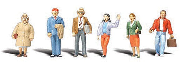 Woodland Scenics A2036 1:8 Standing People Figures (Set of 6)