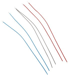 Detail Associates 1513 HO .020" x 3" Vinyl MU Jumper Cable (Pack of 6)