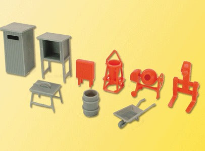 Kibri 38140 HO Deco-Set Roadworks Accessories