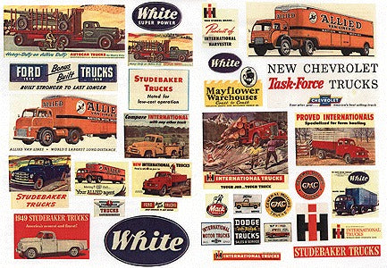 JL Innovative Design 243 HO Vintage Truck Signs 1940-1950 (33)