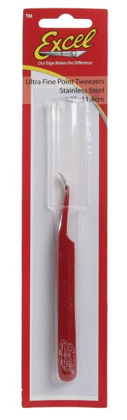 Excel 30426 Red Slant Point Tweezers